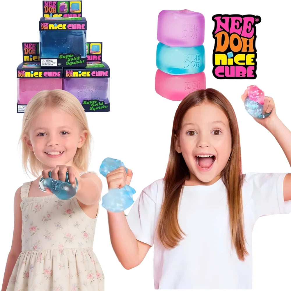 Trending Jellyfish & Cube Fidget Squish Toy